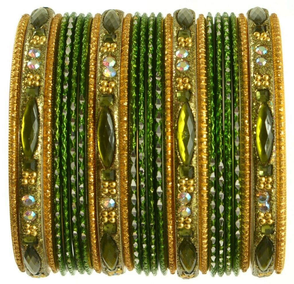 Indian Bangles Set Ethnic Traditional Bracelets Bollywood Bridal Churi 2.6 Henna