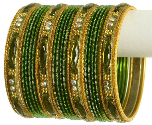 Indian Bangles Set Ethnic Traditional Bracelets Bollywood Bridal Churi 2.6 Henna