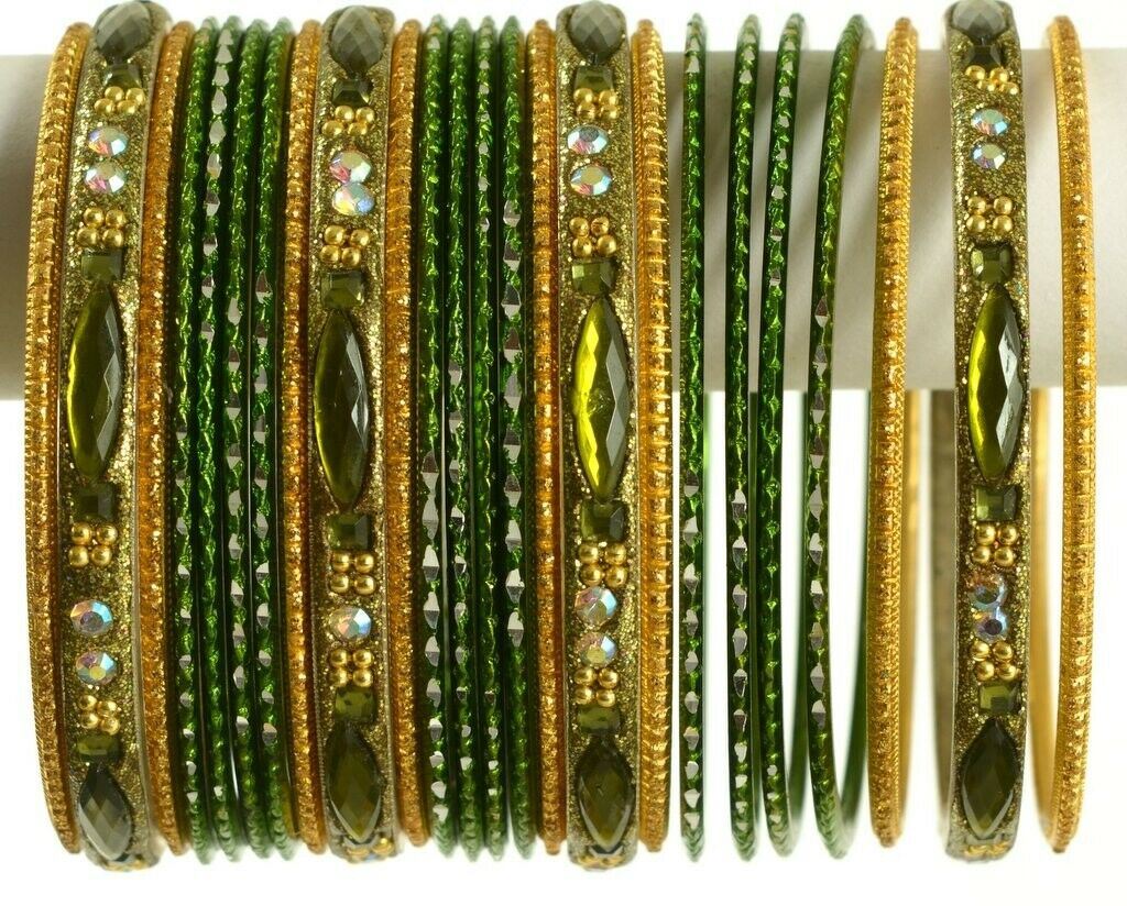 Indian Bangles Set Ethnic Traditional Bracelets Bollywood Bridal Churi 2.6 Henna