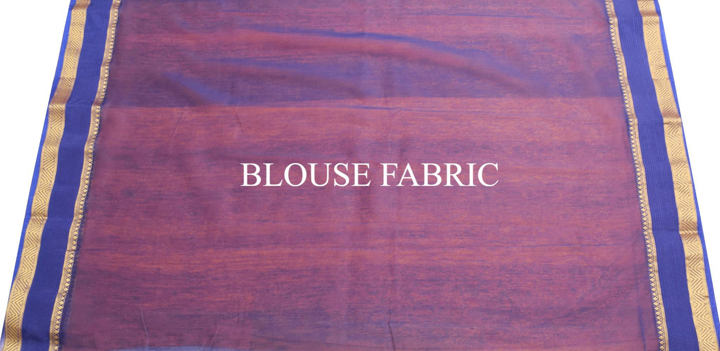 Zari Woven Banarasi Saree Cotton Art Party Wear Sari with Blouse Fabric Yellow