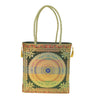 Bottle Green Mandala Handbag Indian Ethnic Woven Zari Brocade Women Shoulder Bag