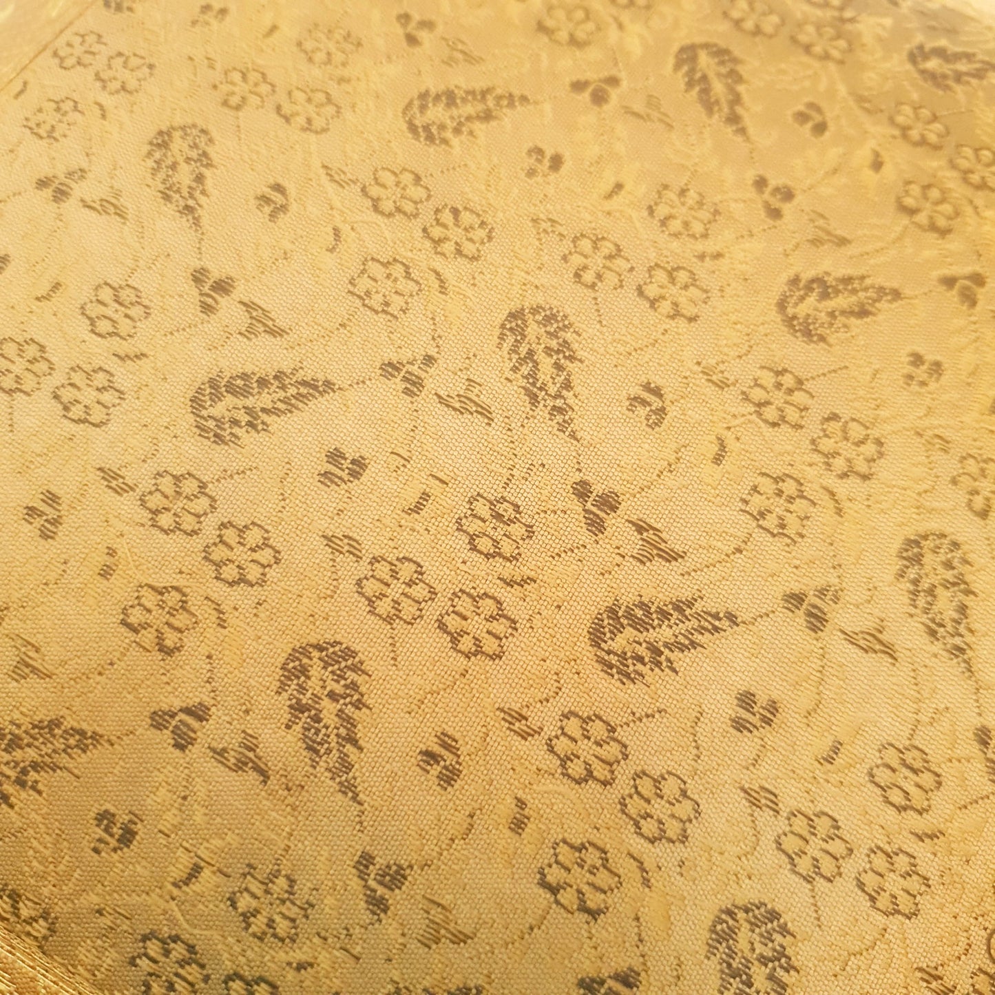 12x12 Inch Floral Cushion Pillow Cover Silk Banarasi Decor Woven Zari Brocade