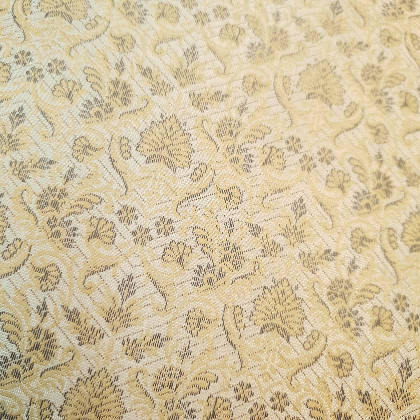 16x16 Inch White Cushion Covers Floral Woven Zari Brocade Banarasi Silk Decor