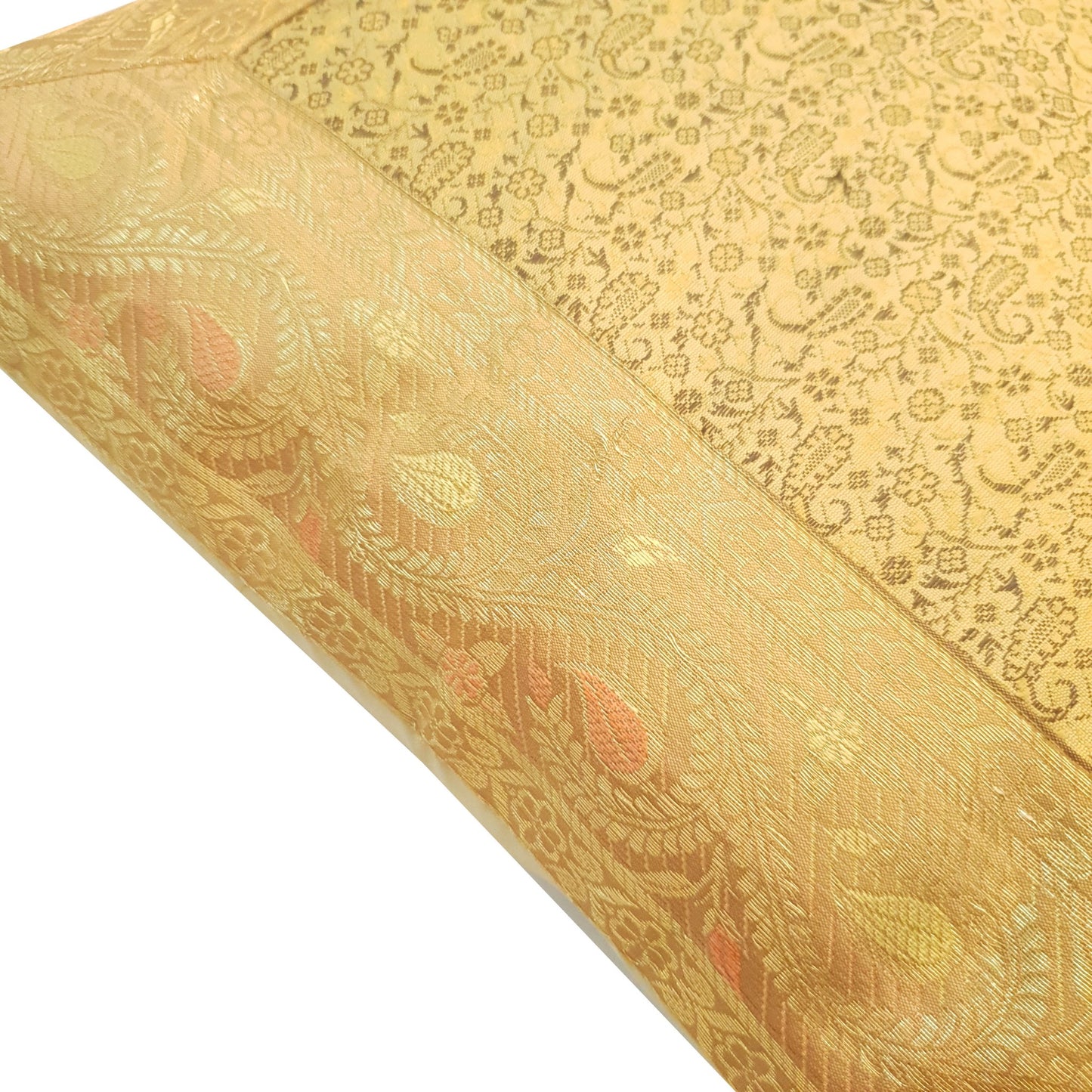16X16 Inch Banarasi Cushion Covers Zari Brocade Silk Paisley Indian Home Decor