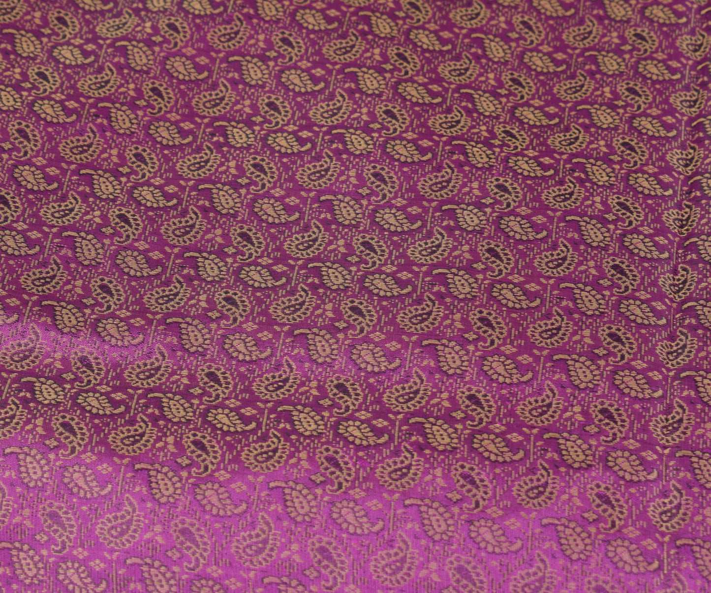 Purple Banarasi Diwan Set – Rich Silk Woven Zari Brocade Cushion & Bolster Cover