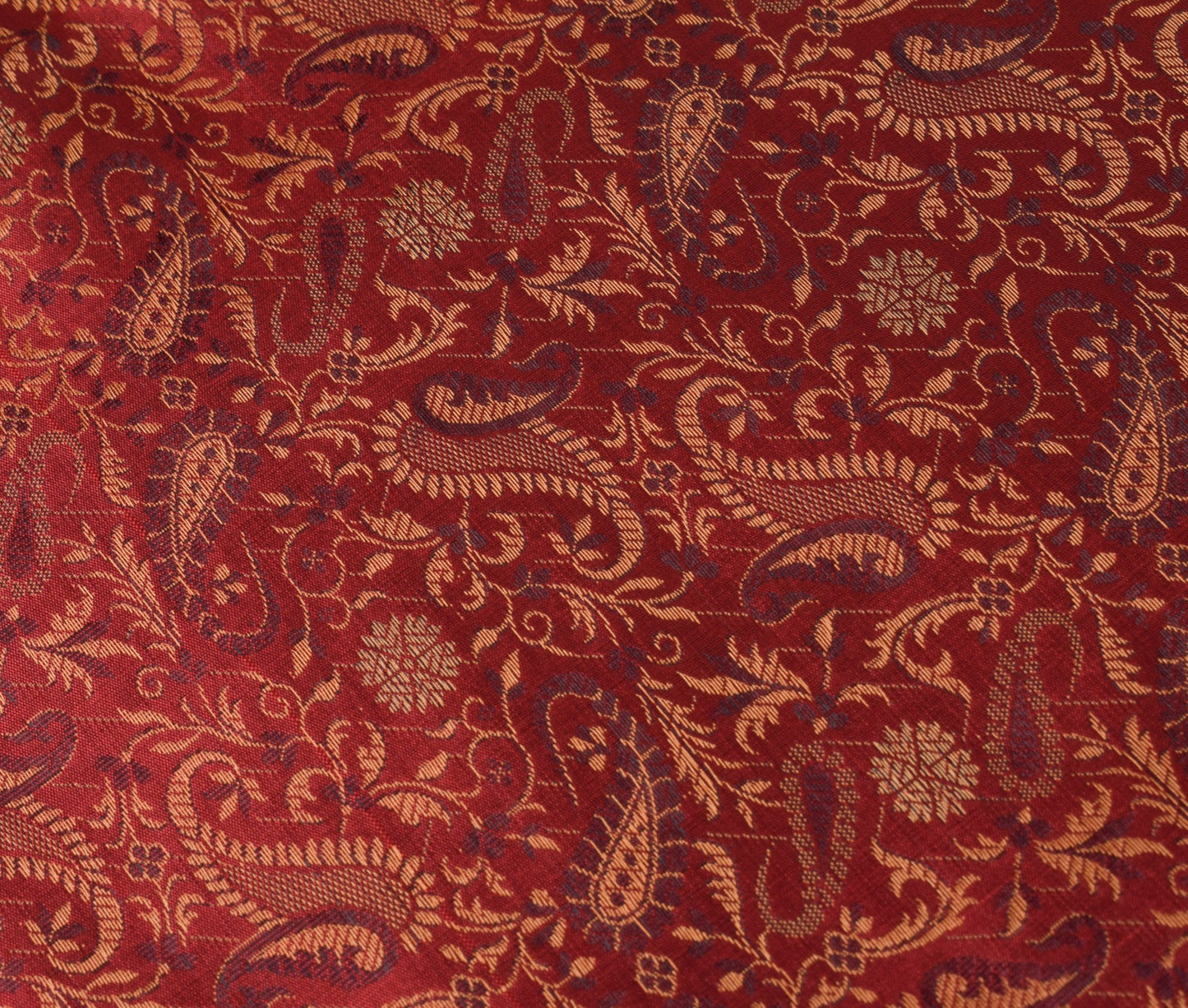 Maroon 5P Diwan Set– Banarasi Silk Zari Brocade Indian Cushions & Bolster Cover