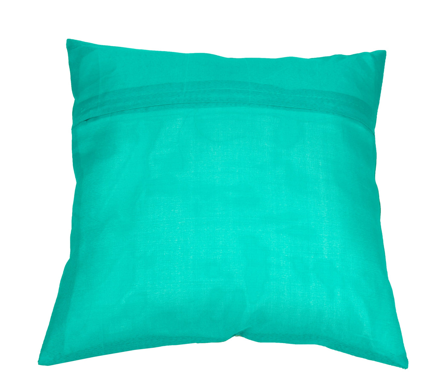Teal Green Banarasi Diwan Set– Silk Zari Brocade Indian Cushions & Bolster Cover