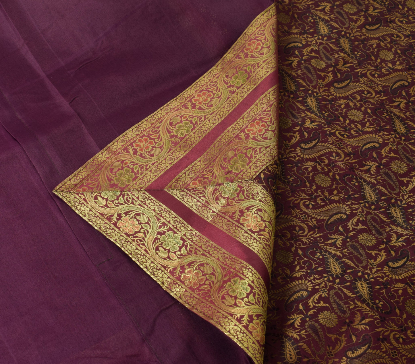 Wine Grace Diwan Set– Banarasi Silk Zari Brocade Indian Cushions & Bolster Cover