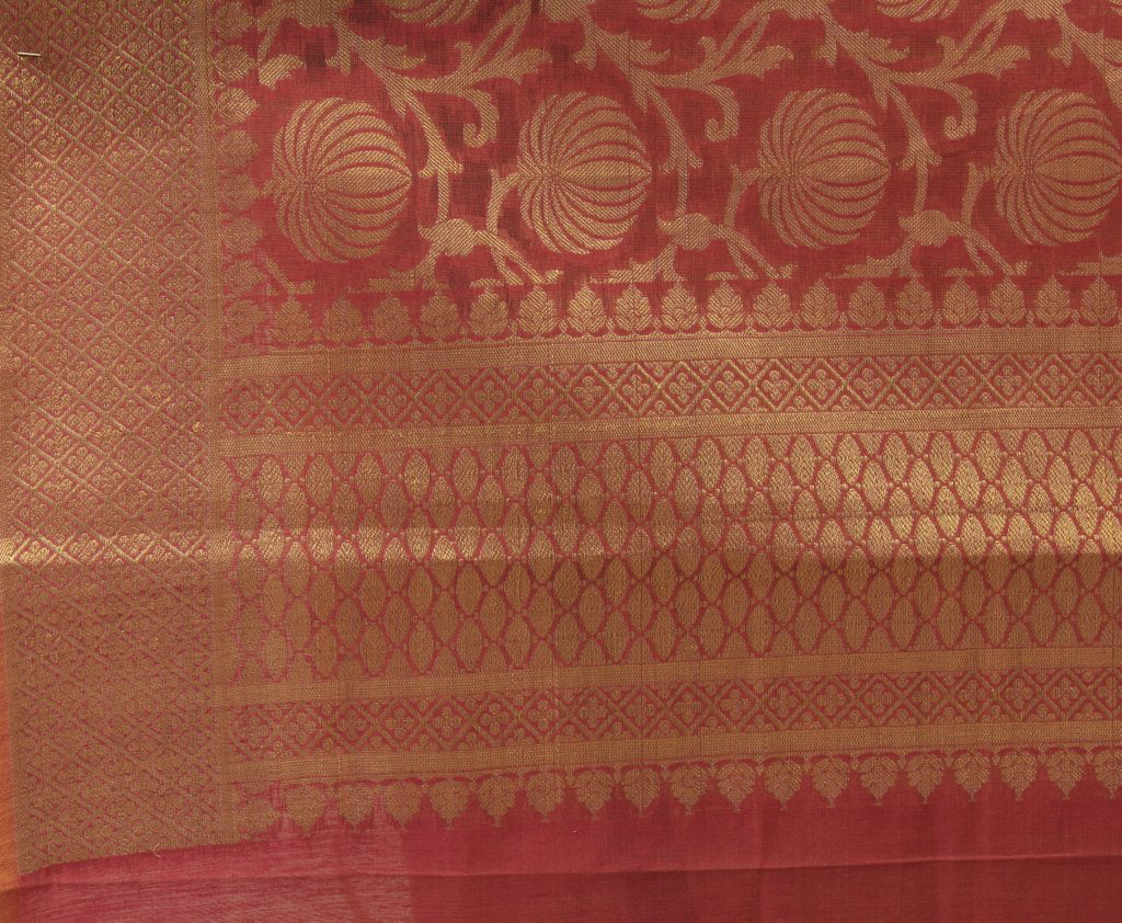 Pink Banarasi Dupatta Indian Art Silk Woven Zari Brocade Long Stole Scarves
