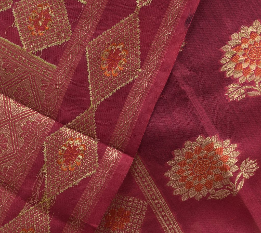 Pink Banarasi Dupatta Indian Art Silk Woven Zari Brocade Long Stole Scarves