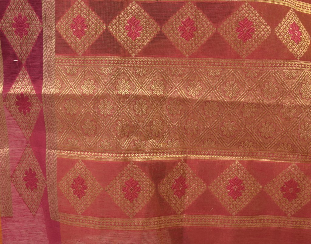 Indian Banarasi Dupatta Indian Art Silk Woven Zari Brocade Long Stole Scarves