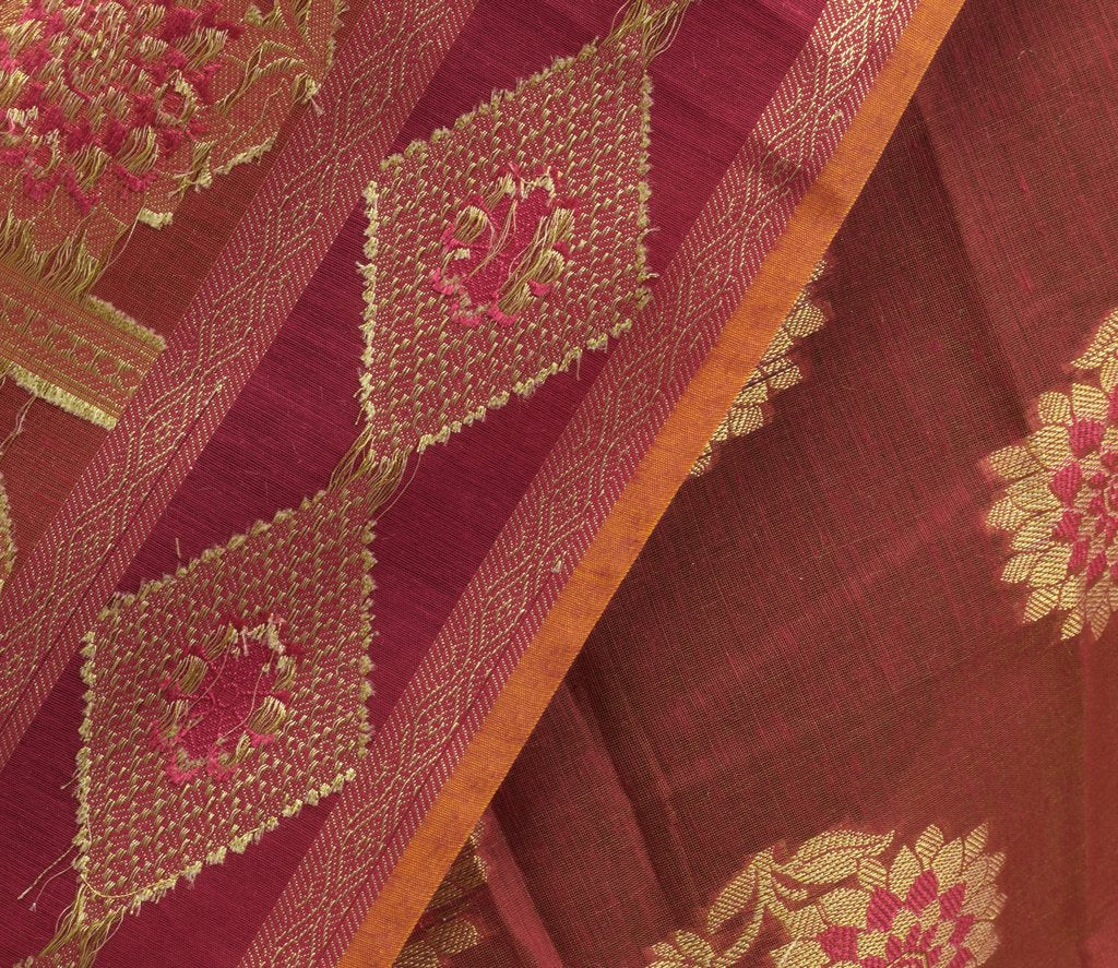 Indian Banarasi Dupatta Indian Art Silk Woven Zari Brocade Long Stole Scarves