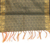 Black Banarasi Dupatta Indian Art Silk Woven Zari Brocade Long Stole Scarves