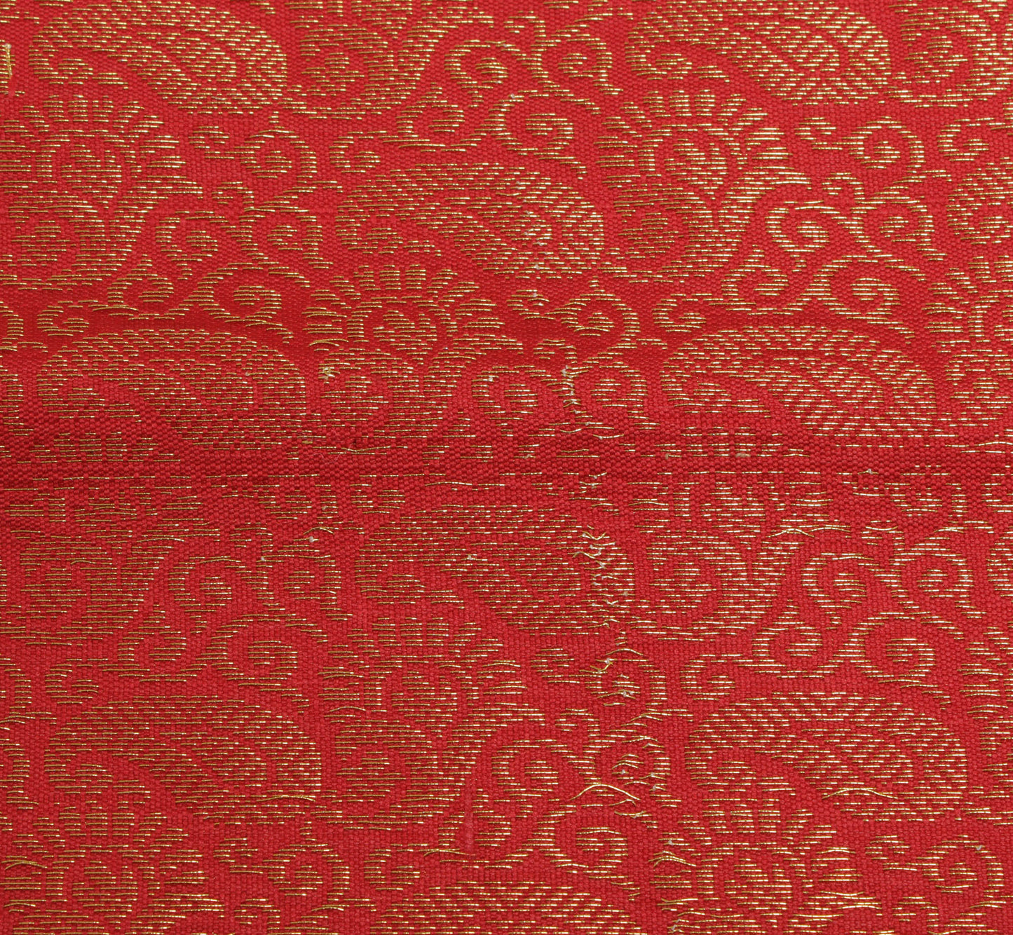 Red Banarasi Dupatta Indian Art Silk Woven Zari Brocade Long Wrap Scarves