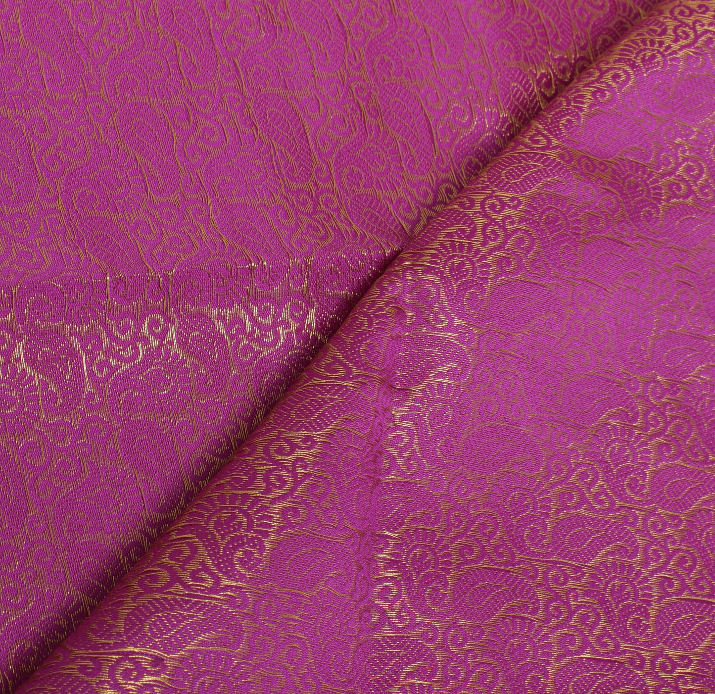 Purple Banarasi Dupatta Indian Art Silk Woven Zari Brocade Long Stole Scarves