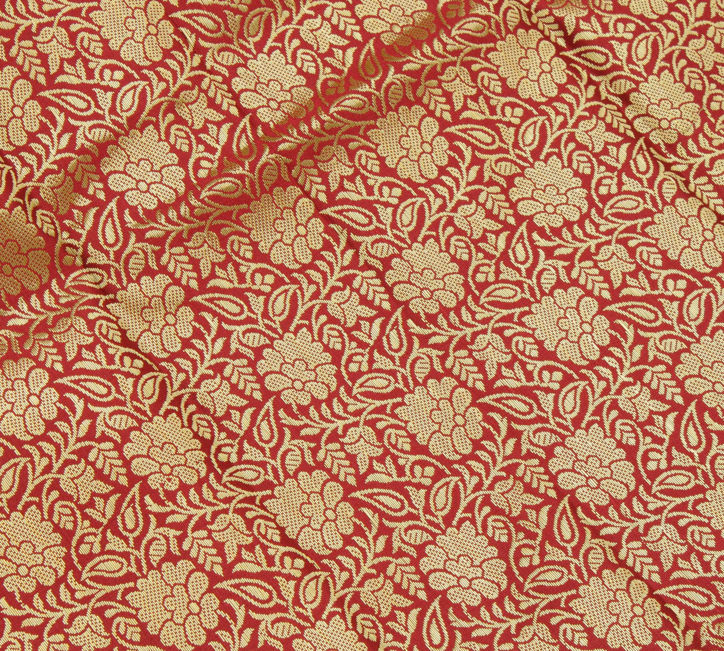 Red Banarasi Dupatta Indian Art Silk Woven Zari Brocade Long Stole Scarves