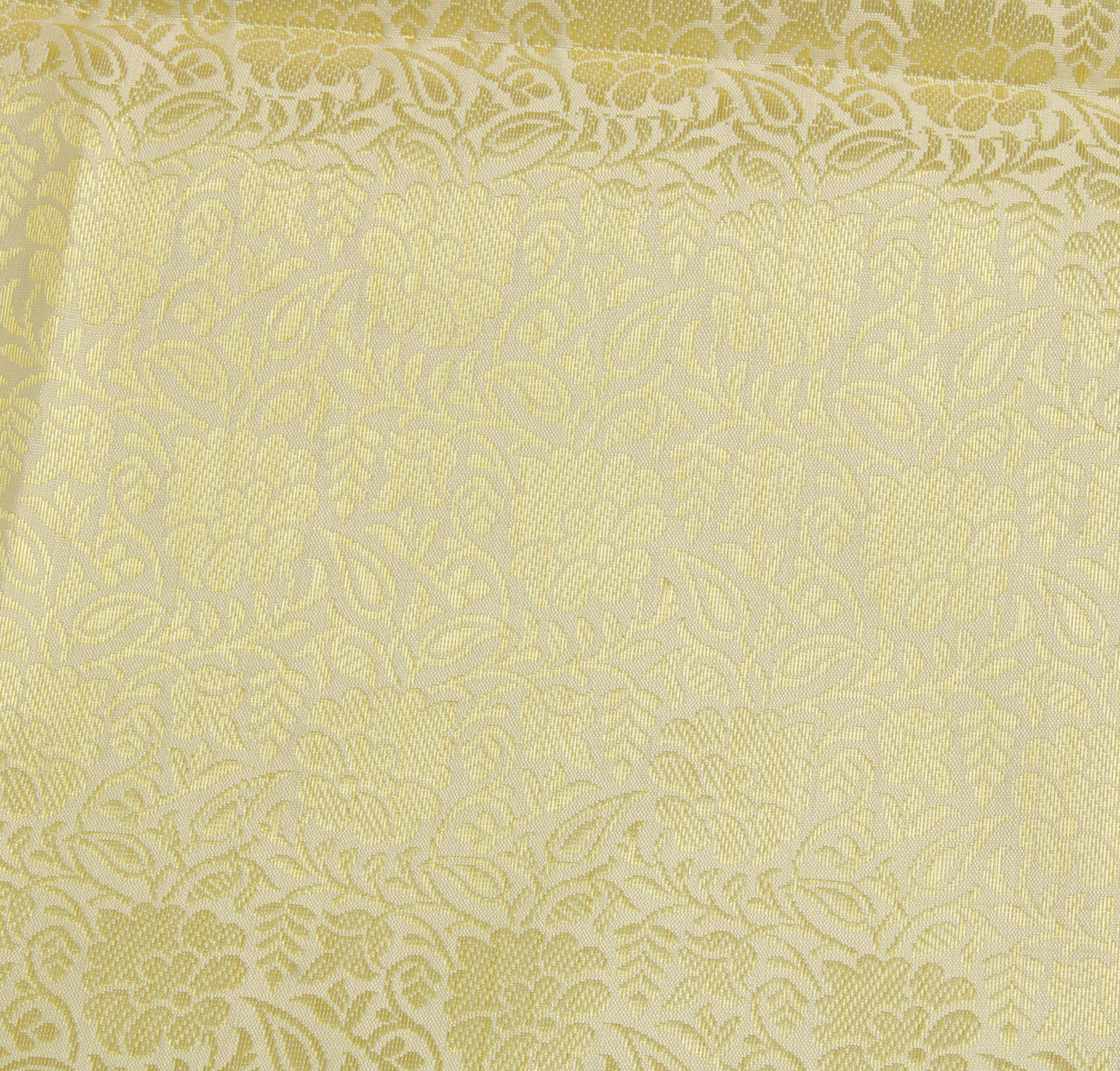 Cream Banarasi Dupatta Indian Art Silk Woven Zari Brocade Long Stole Scarves