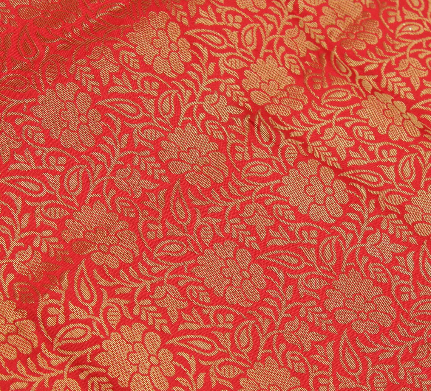 Red Banarasi Dupatta Indian Art Silk Woven Zari Brocade Long Stole Scarves