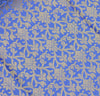 Blue Banarasi Dupatta Indian Art Silk Woven Zari Brocade Long Stole Scarves