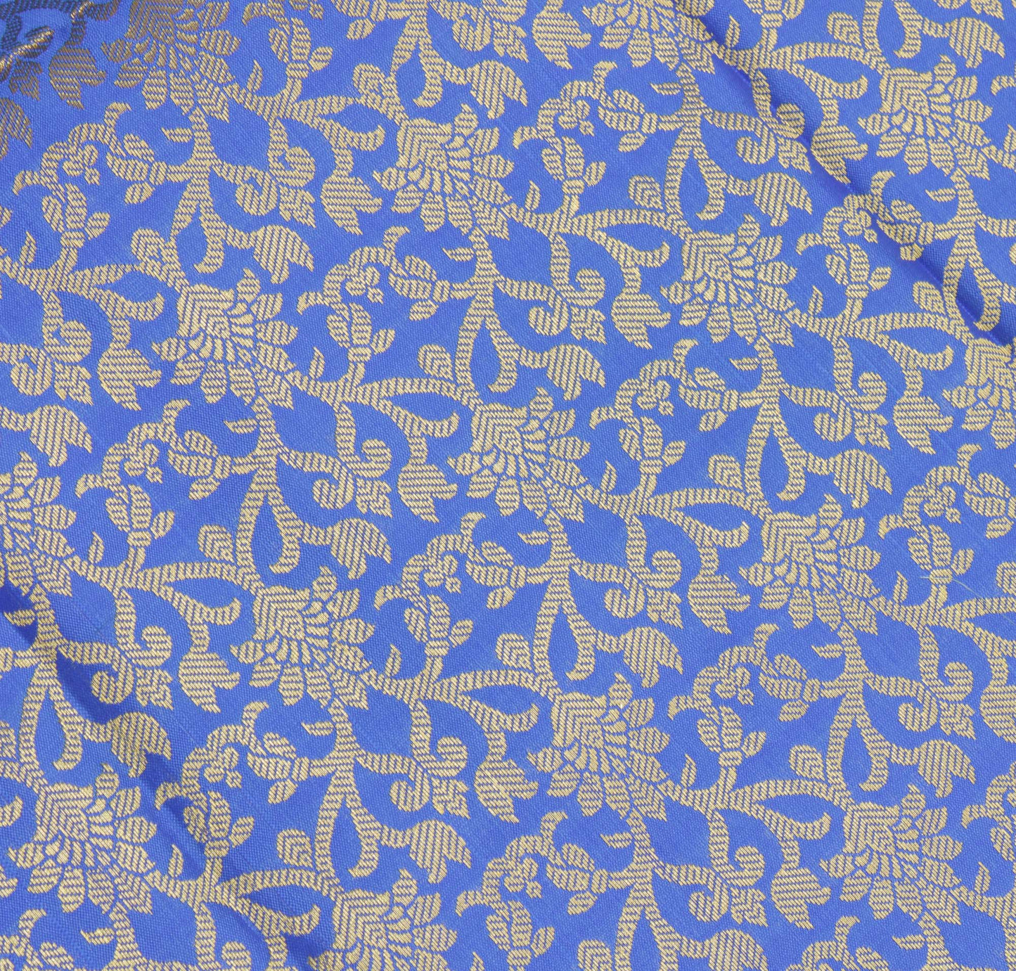Blue Banarasi Dupatta Indian Art Silk Woven Zari Brocade Long Stole Scarves