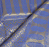 Blue Banarasi Dupatta Indian Art Silk Woven Zari Brocade Long Stole Scarves