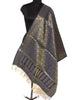 Blue Banarasi Dupatta Indian Art Silk Woven Zari Brocade Long Stole Scarves