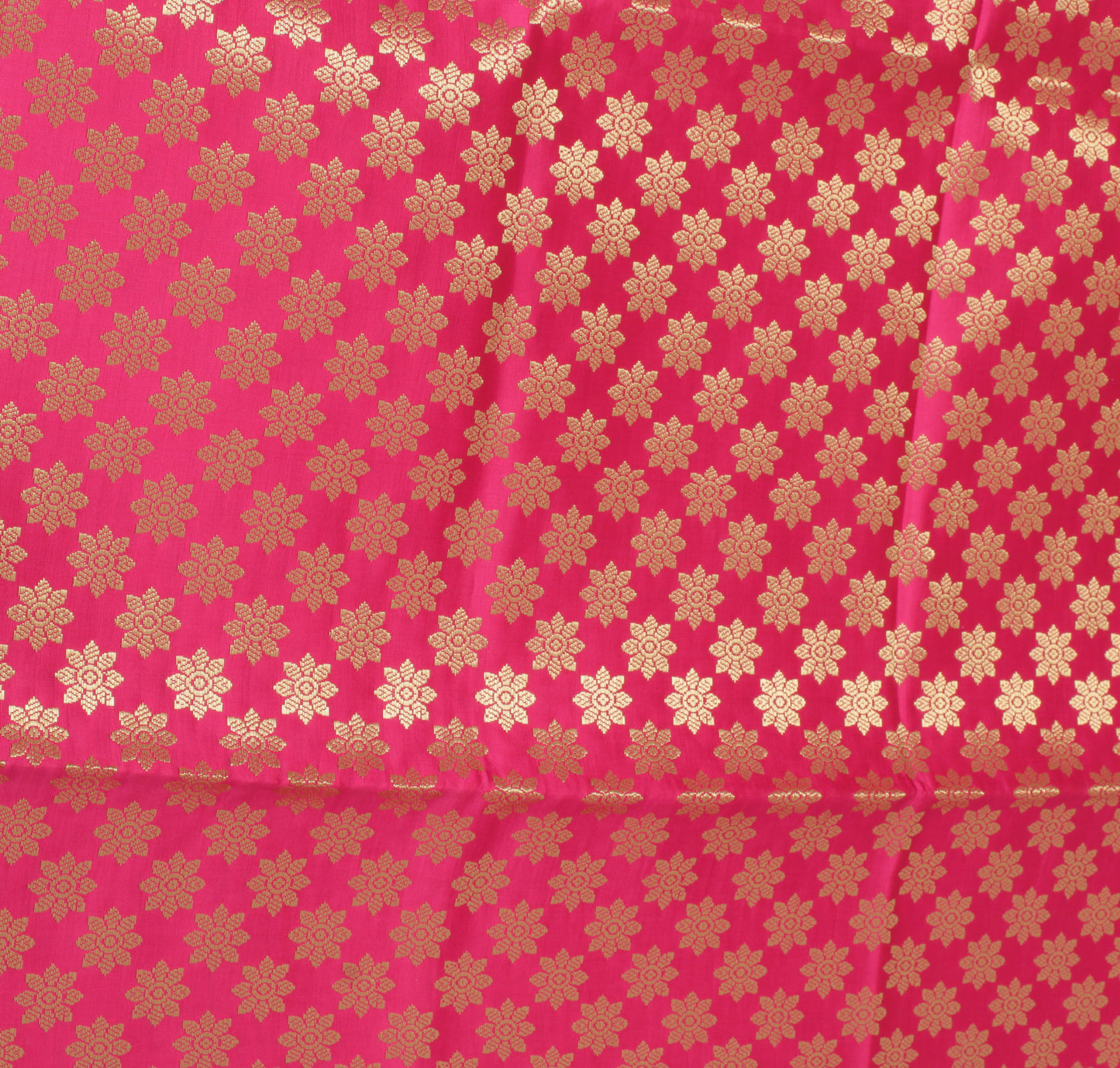 Hot Pink Banarasi Dupatta Indian Art Silk Woven Zari Brocade Long Stole Scarves