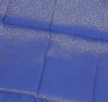 Blue Banarasi Dupatta Indian Art Silk Woven Zari Brocade Long Stole Scarves