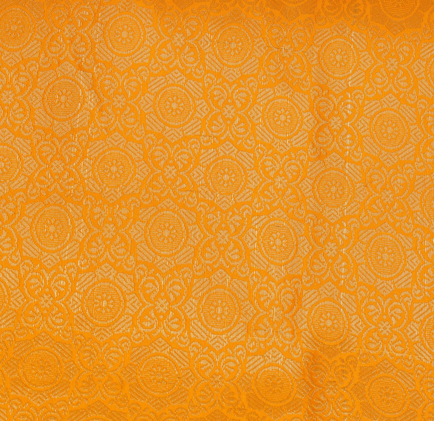 Yellow Banarasi Dupatta Indian Art Silk Woven Zari Brocade Long Stole Scarves