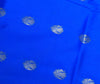 Blue Banarasi Dupatta Indian Art Silk Woven Zari Brocade Long Stole Scarves