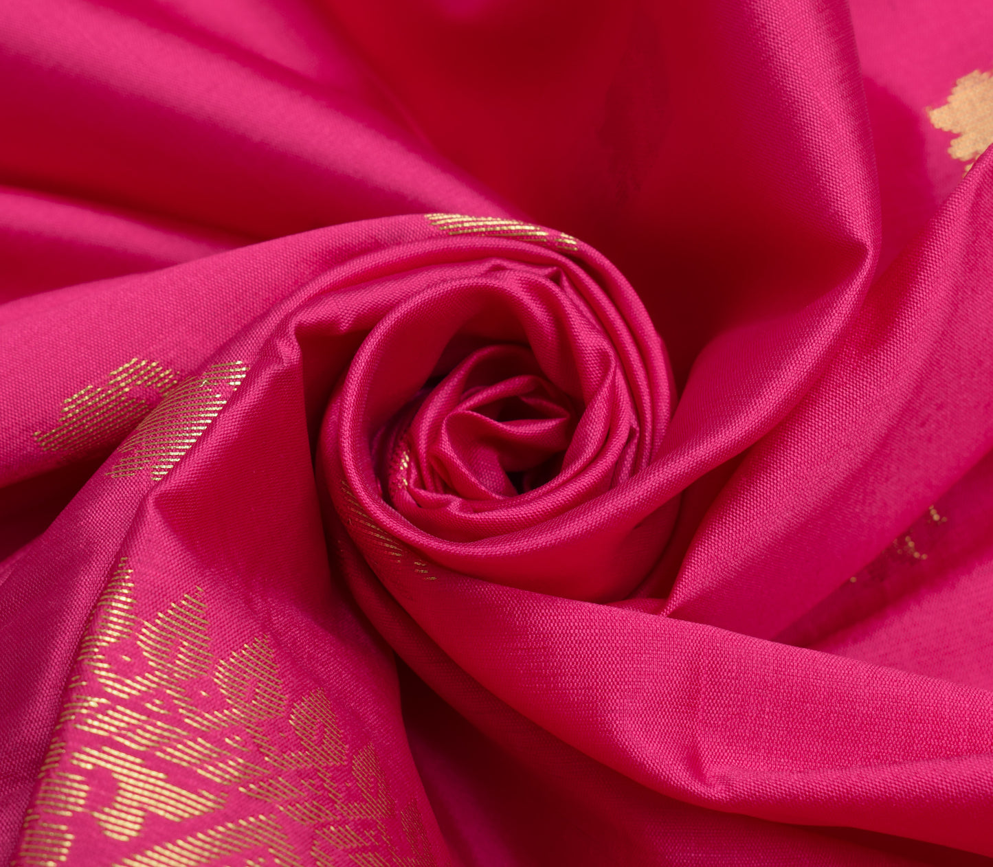 Dark Pink Banarasi Dupatta Indian Art Silk Woven Zari Brocade Long Stole Scarves