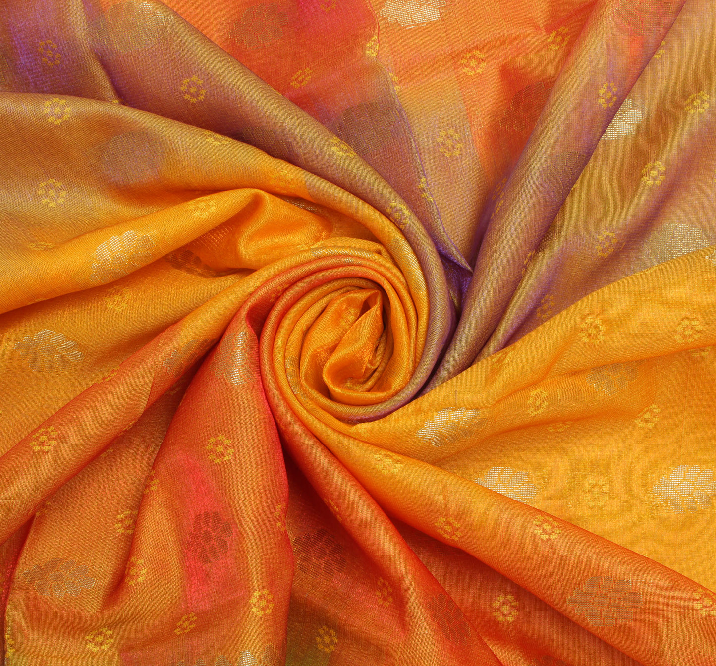 Multi-Color Banarasi Dupatta Indian Art Silk Woven Zari Brocade Long Scarves
