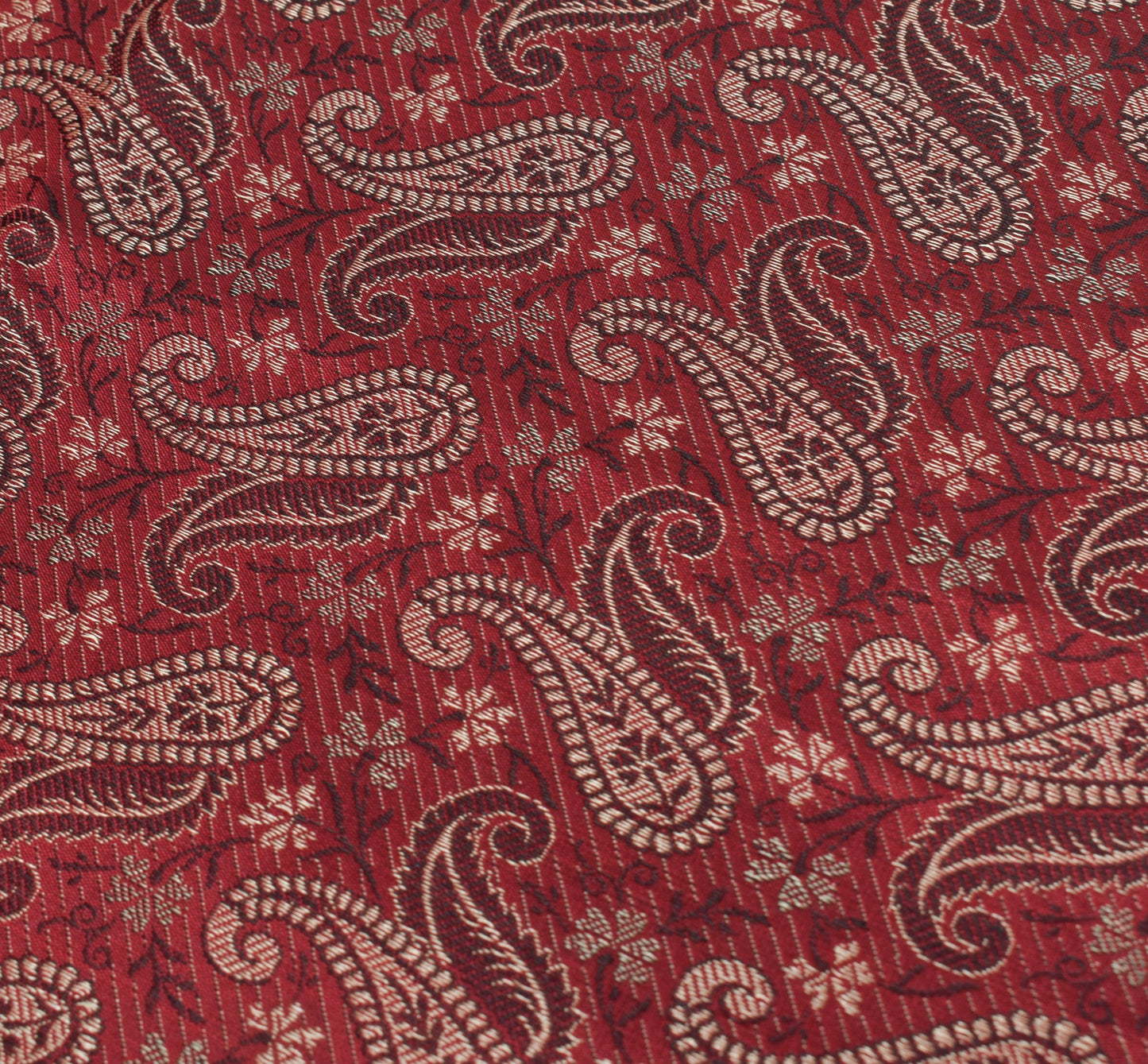 Long Stole Indian Art Silk Woven Banarasi Soft Maroon Dupatta