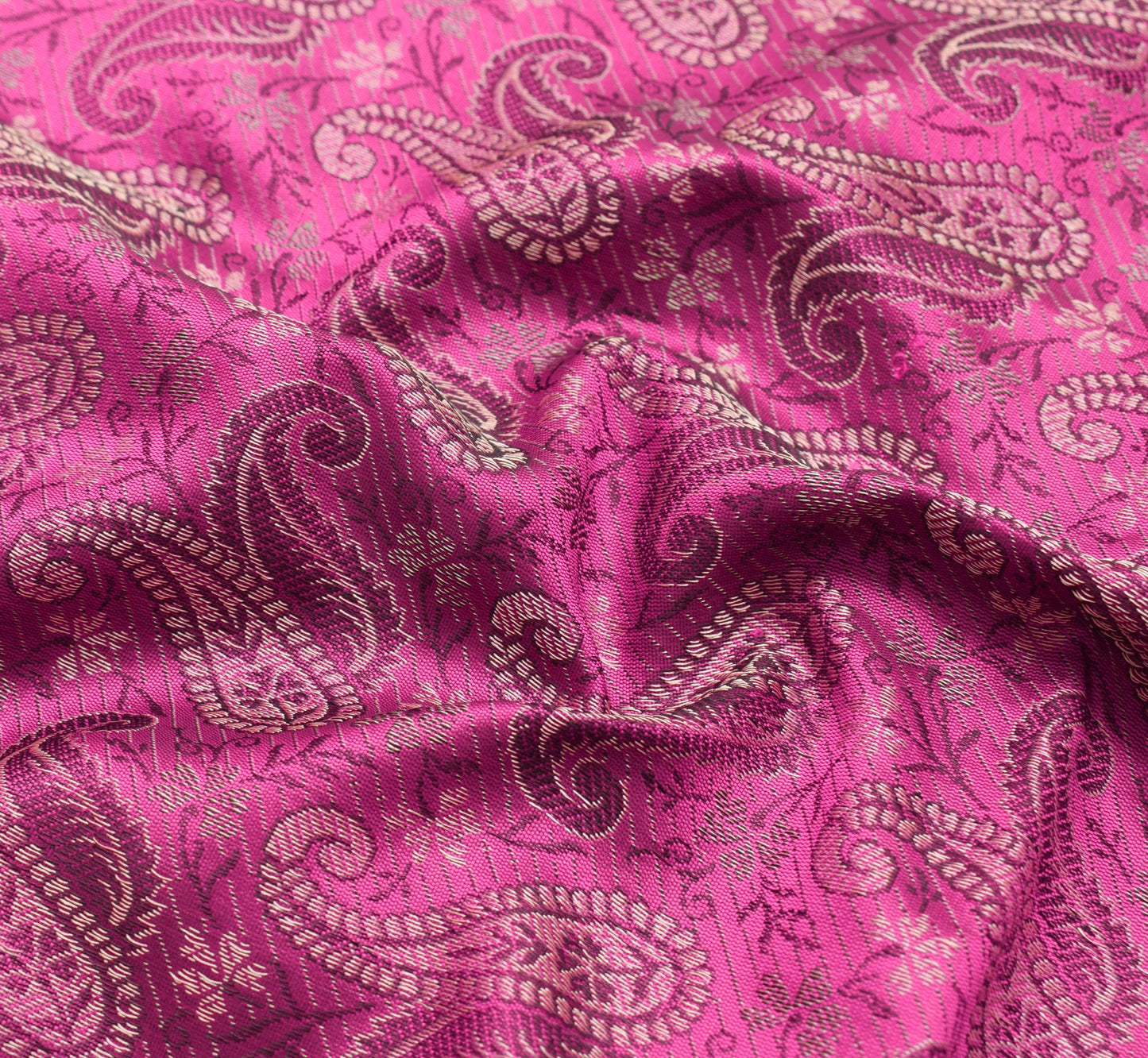 Long Stole Indian Art Silk Woven Banarasi Soft Women Dupatta