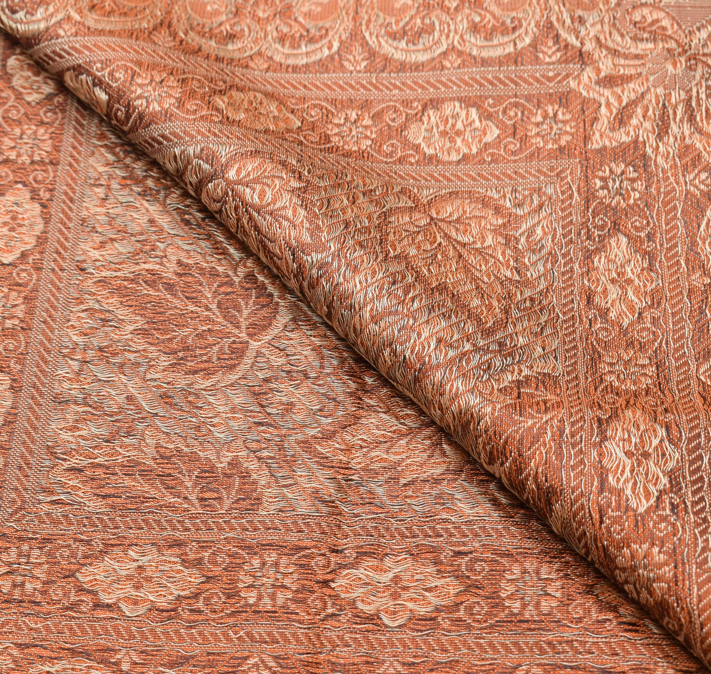 Long Stole Indian Art Silk Woven Banarasi Soft Dupatta Maroon
