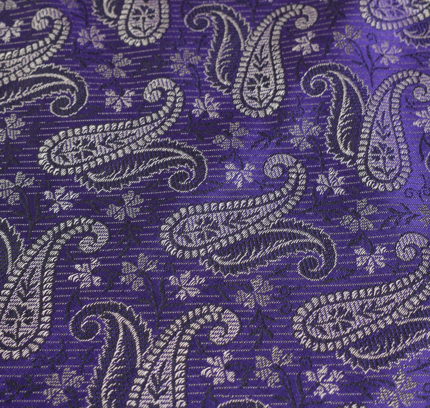 Long Stole Indian Art Silk Woven Banarasi Soft Violet Dupatta