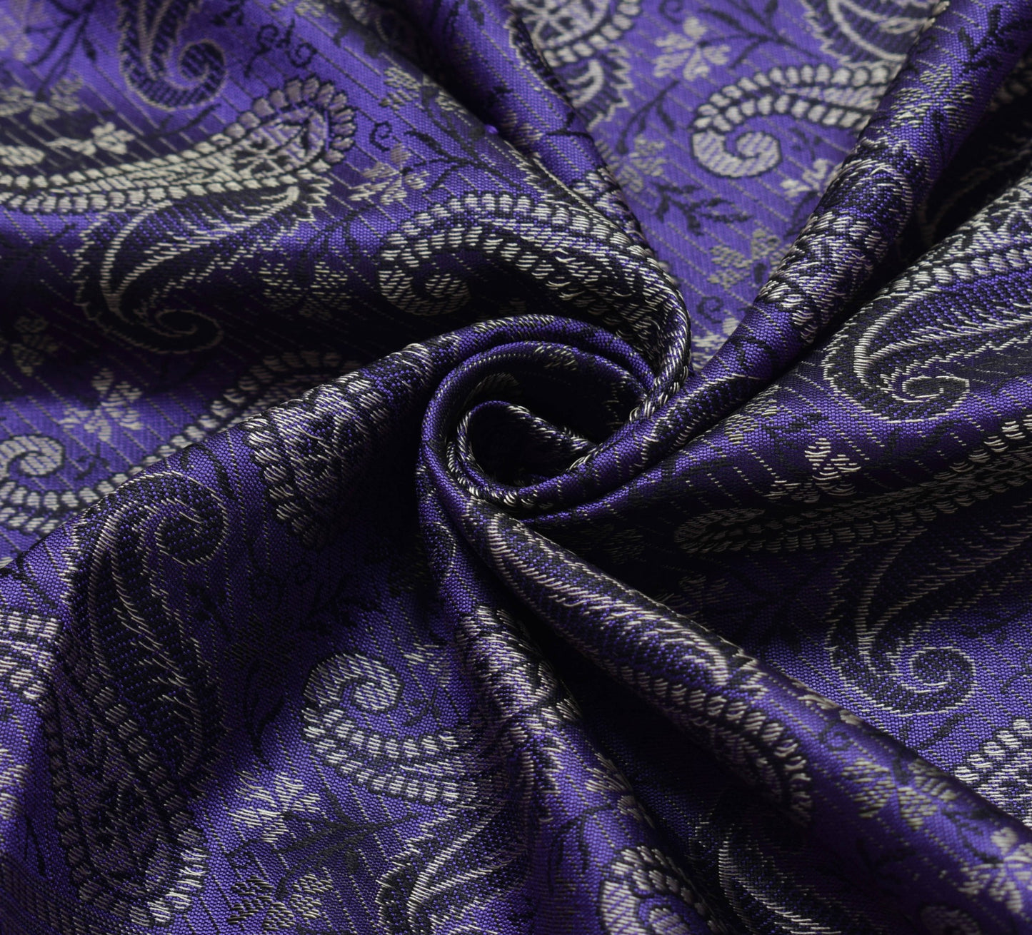 Long Stole Indian Art Silk Woven Banarasi Soft Violet Dupatta