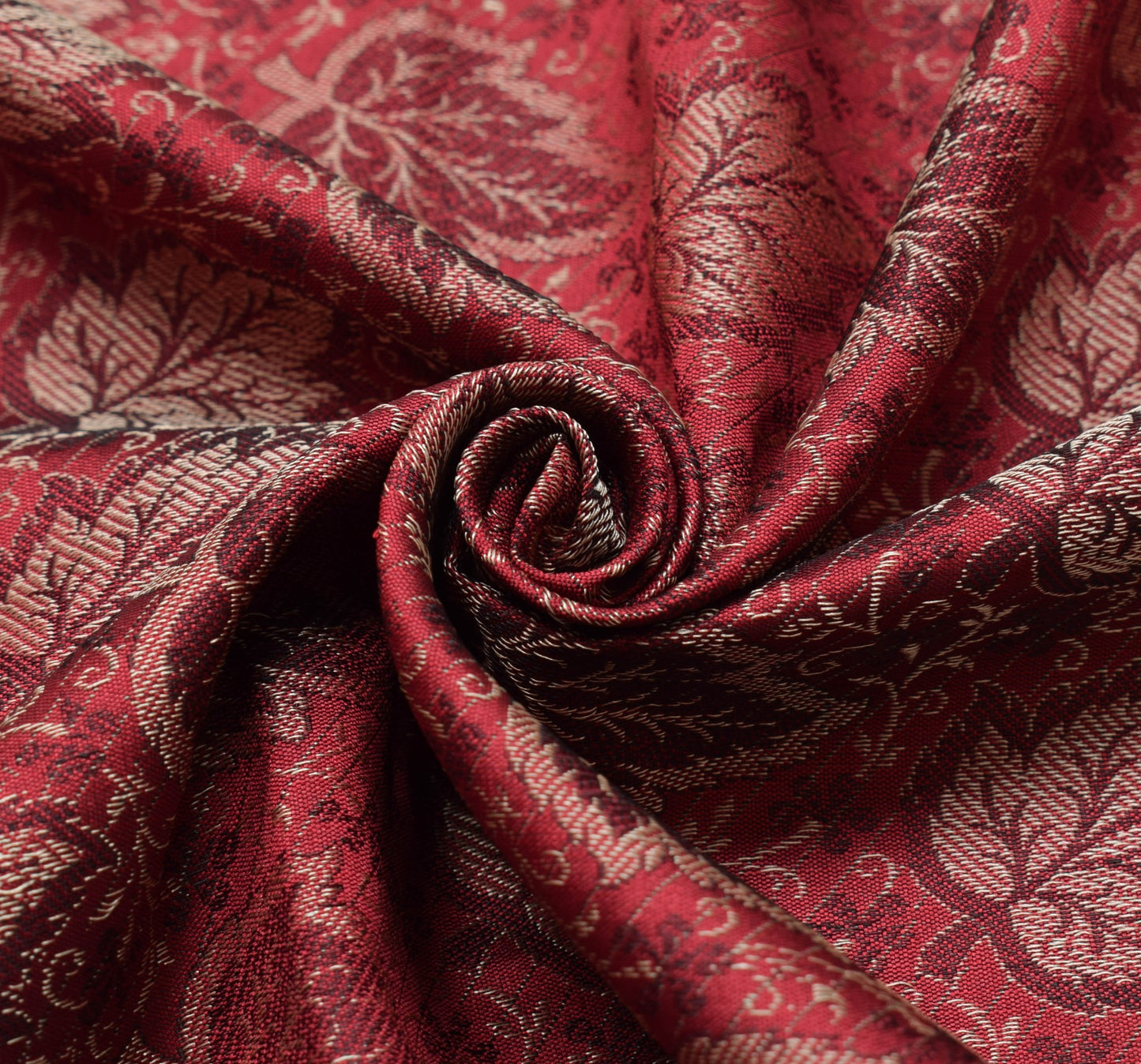 Long Stole Indian Art Silk Woven Banarasi Soft Dupatta Maroon