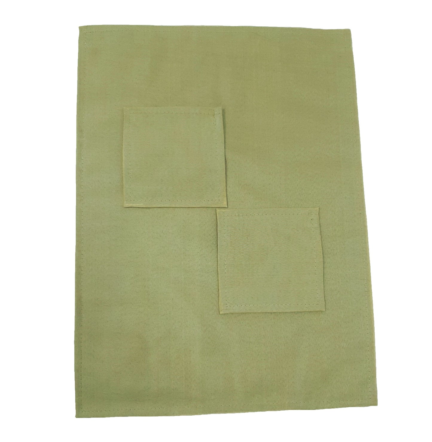 13 PC Table Runner Dining Indian Banarasi Silk Brocade Paisley Decor Khaki Color