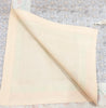 48"Square Banarasi Dining Table Top Cover Beige Indian Silk Woven Paisley Cloth