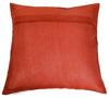 16x16 Inch Indian Woven Zari Brocade Banarasi Silk Mandala Cushion Covers Rust