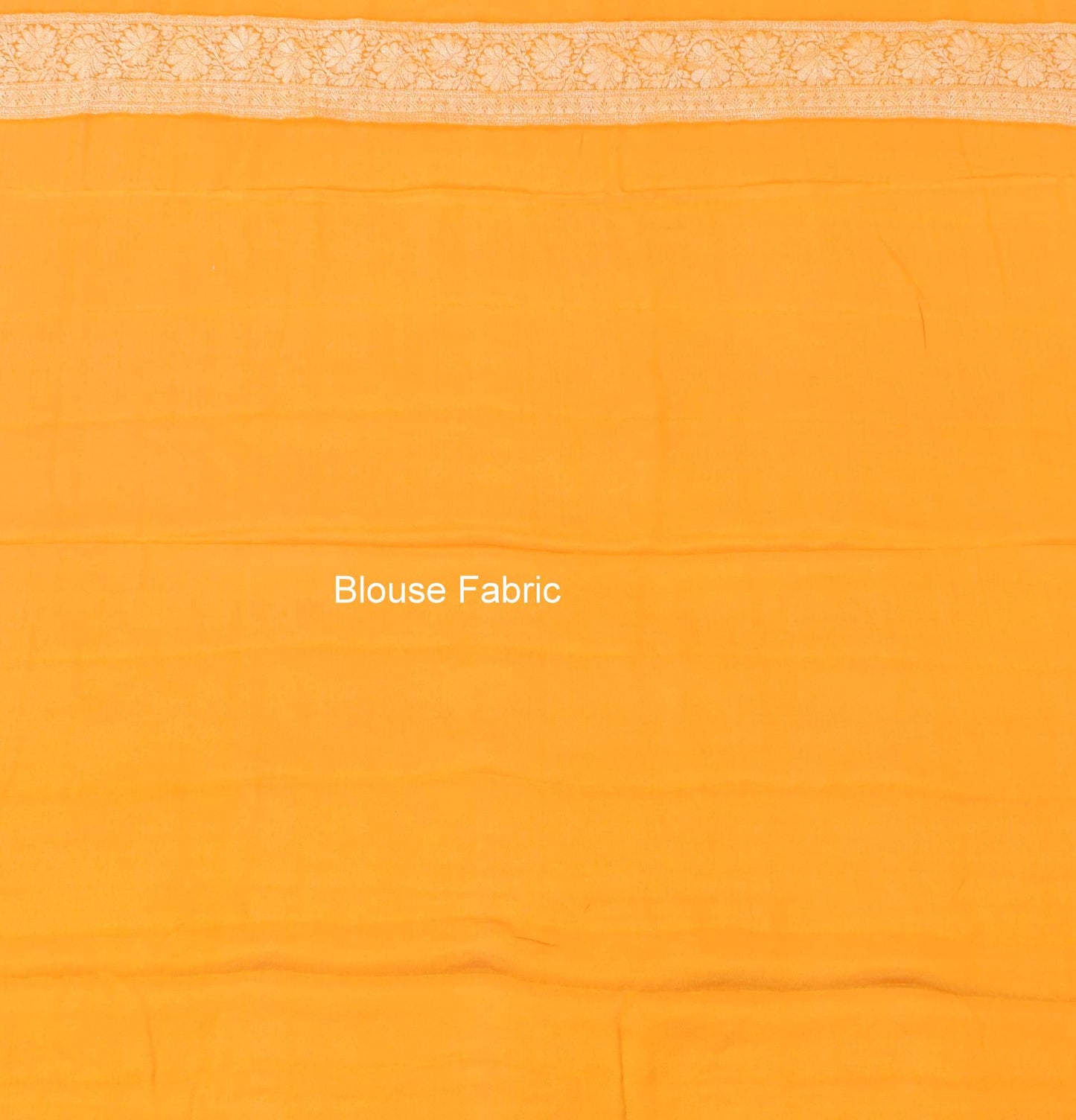 Maroon & Mustard Pure Khaddi Chiffon Silk Banarasi Handloom Premium Saree Fabric