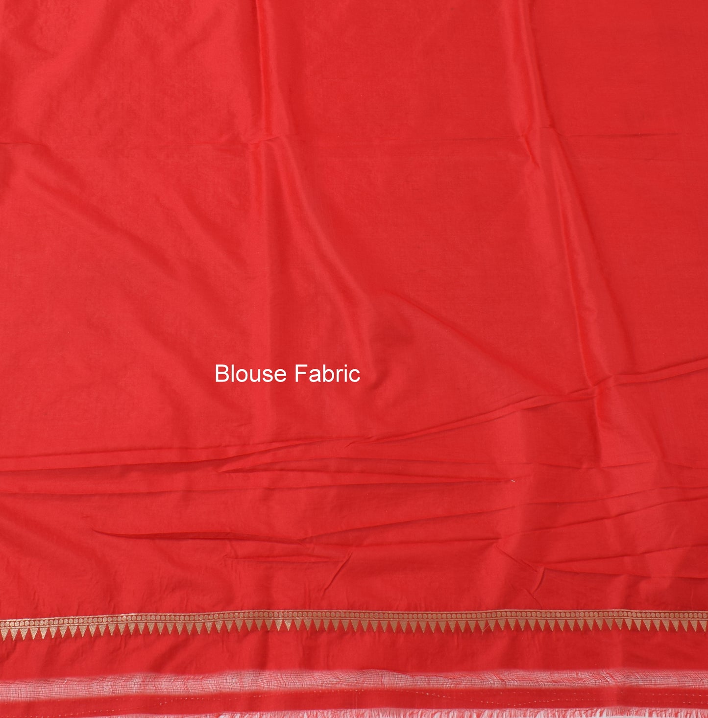 Banarasi Shikargah Saree Zari Woven Red Sari Bend Silk Elephant Birds Fabric