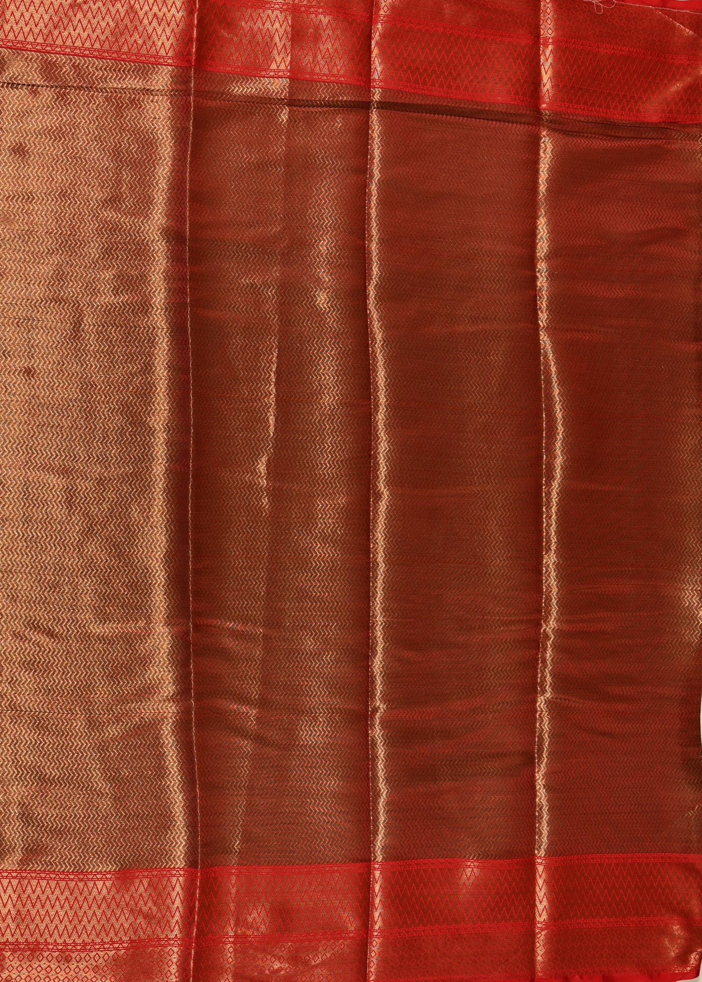 Banarasi Vastra Kora Silk Saree with Meena Tilfi Buta Zari Resham Woven Sari