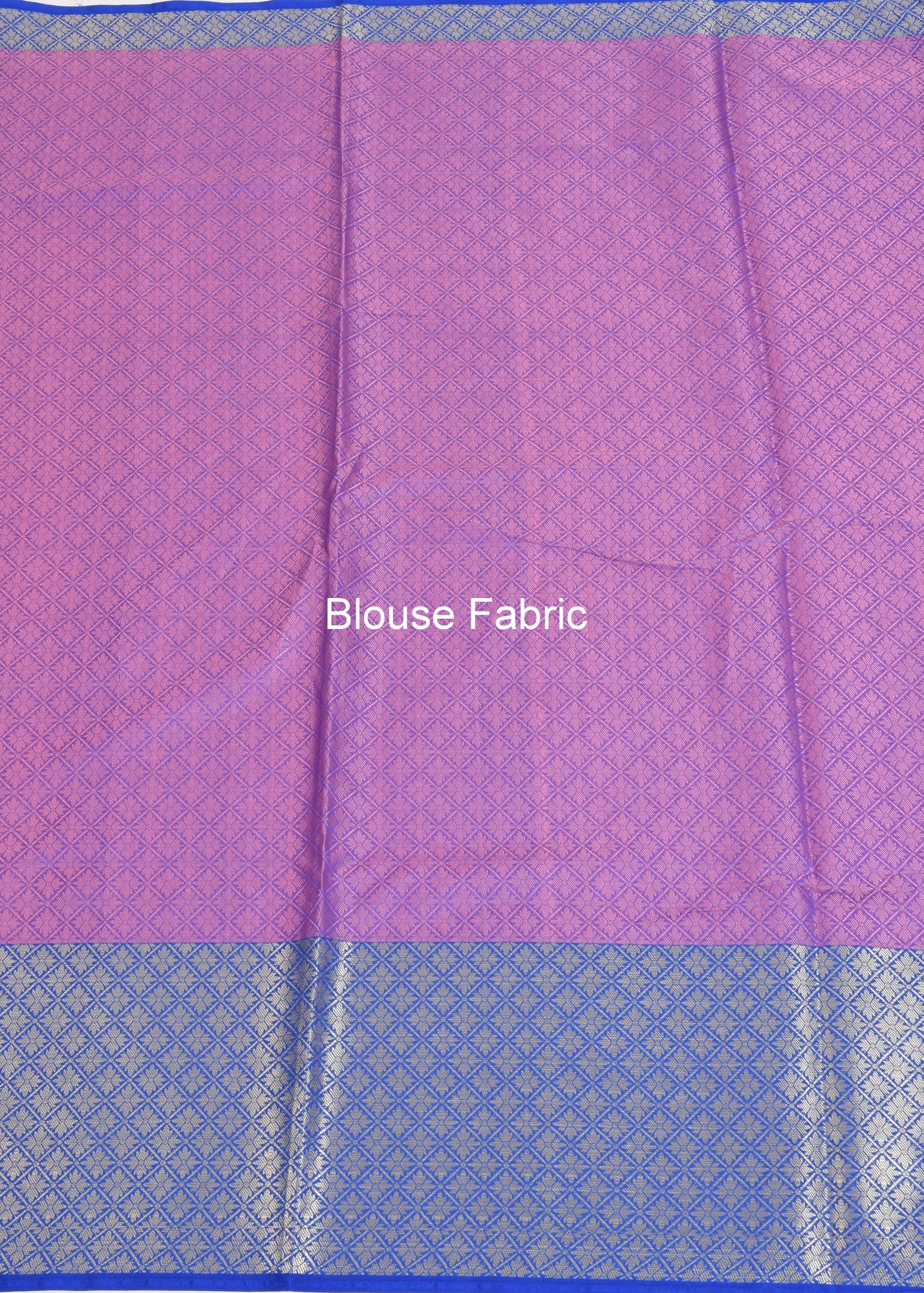 Banarasi Vastra Kora Silk Resham Tanchoi Saree with Zari Woven Skirt Border Pink