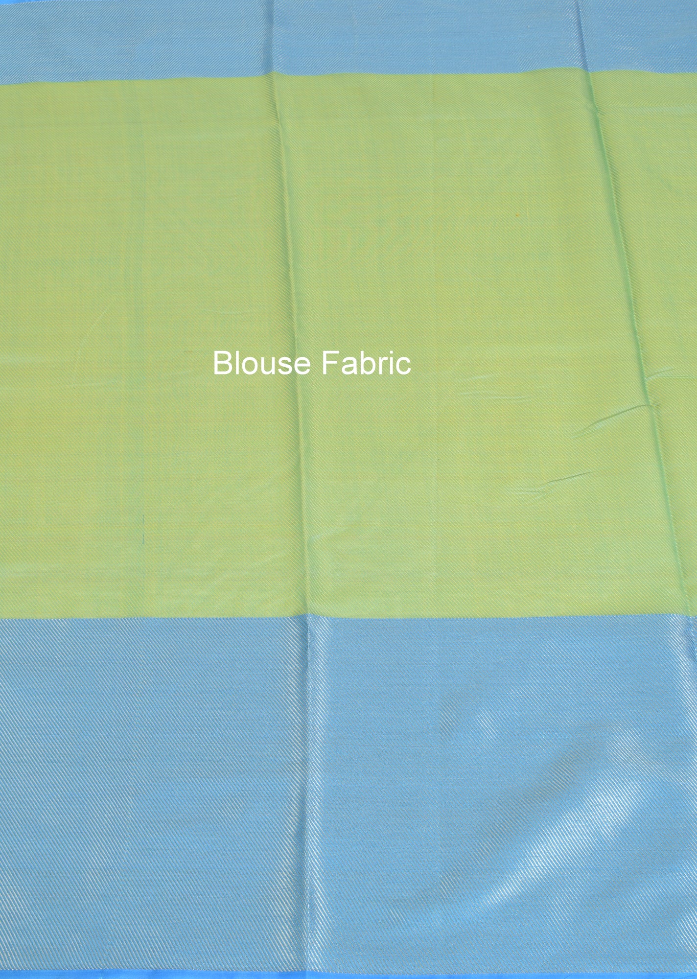 Banarasi Vastra Kora Silk Tanchoi Saree Zari & Resham Woven Skirt Border Green