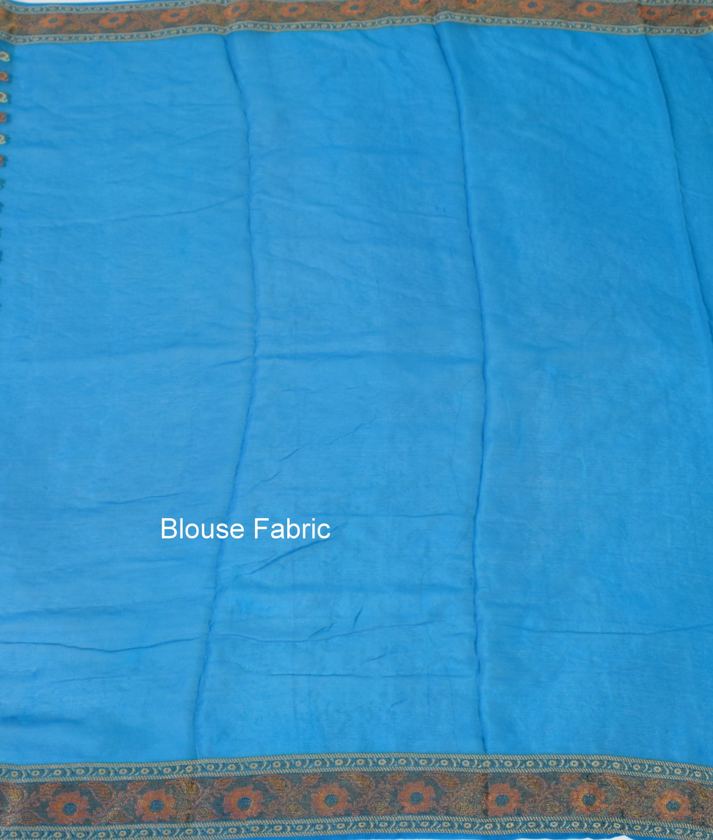 Teal Blue Pure Khaddi Chiffon Silk Banarasi Handloom Zari Woven Motifs Saree