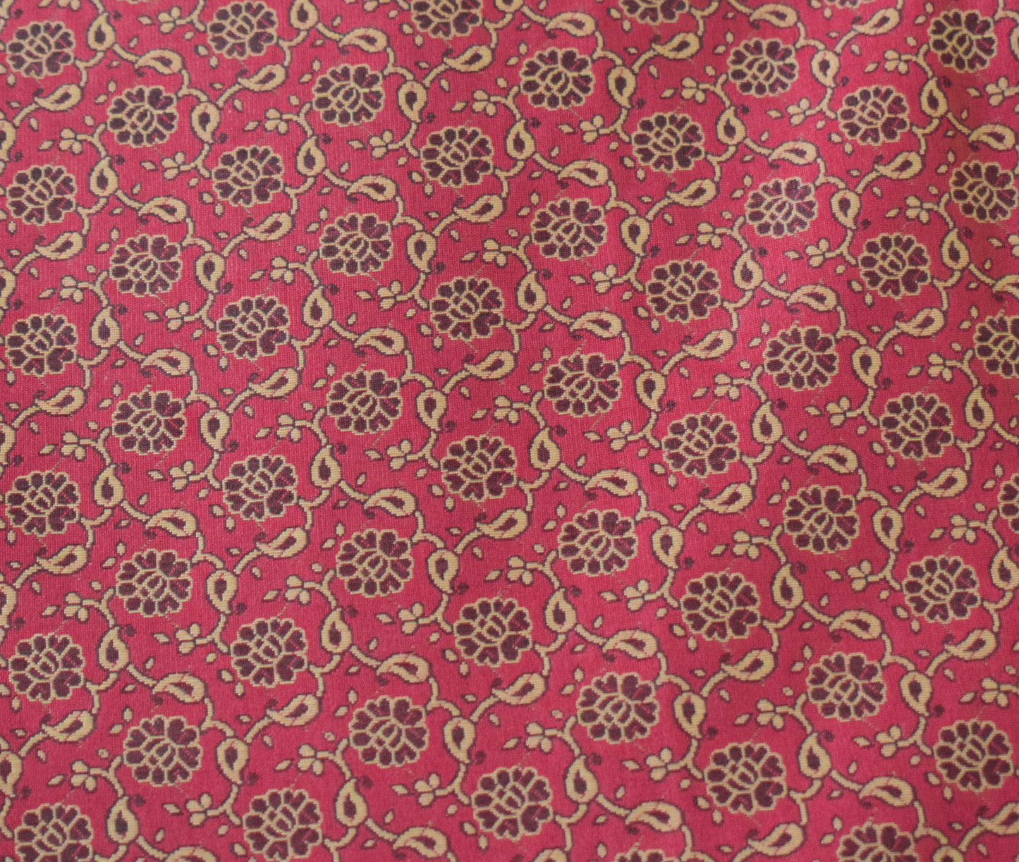 Banarasi Bed Cover Set Indian Ethnic Traditional Woven Resham Brocade Maroon
