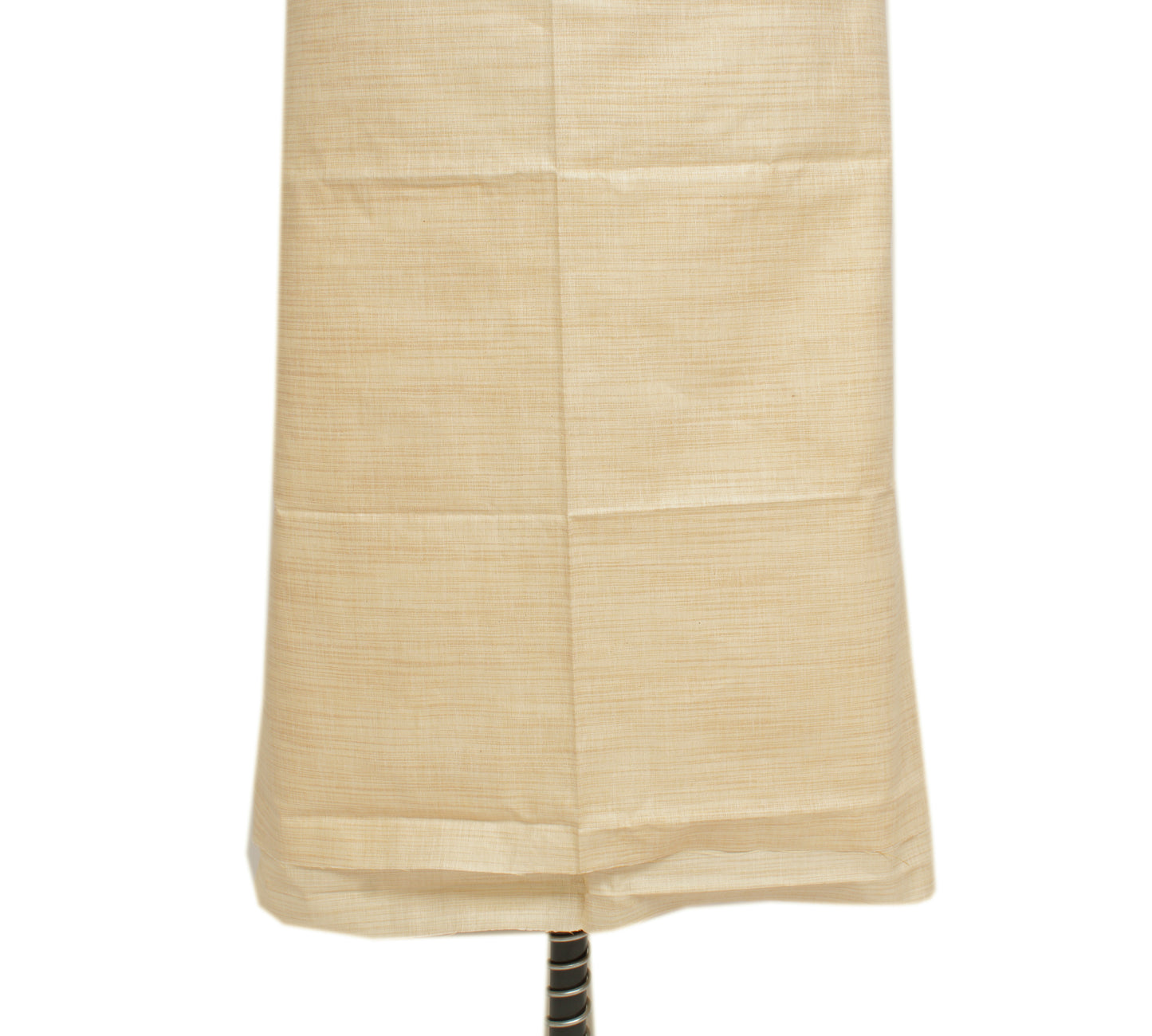 Khadi Cotton Silk Cream Dress Material Printed Bhagalpuri Salwar Kameez Dupatta