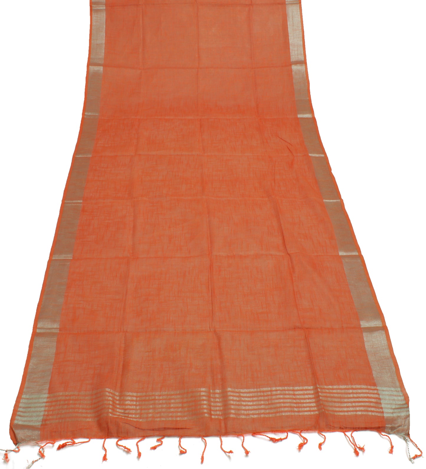 Cotton Silk Peach Dress Material Woven Bhagalpuri Salwar Kameez Dupatta Set